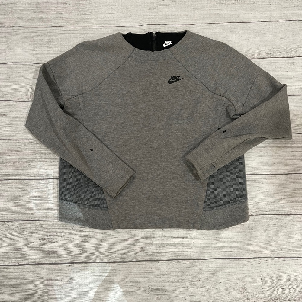 Nike Rare Pullover Mesh Back Panel Grey Medium